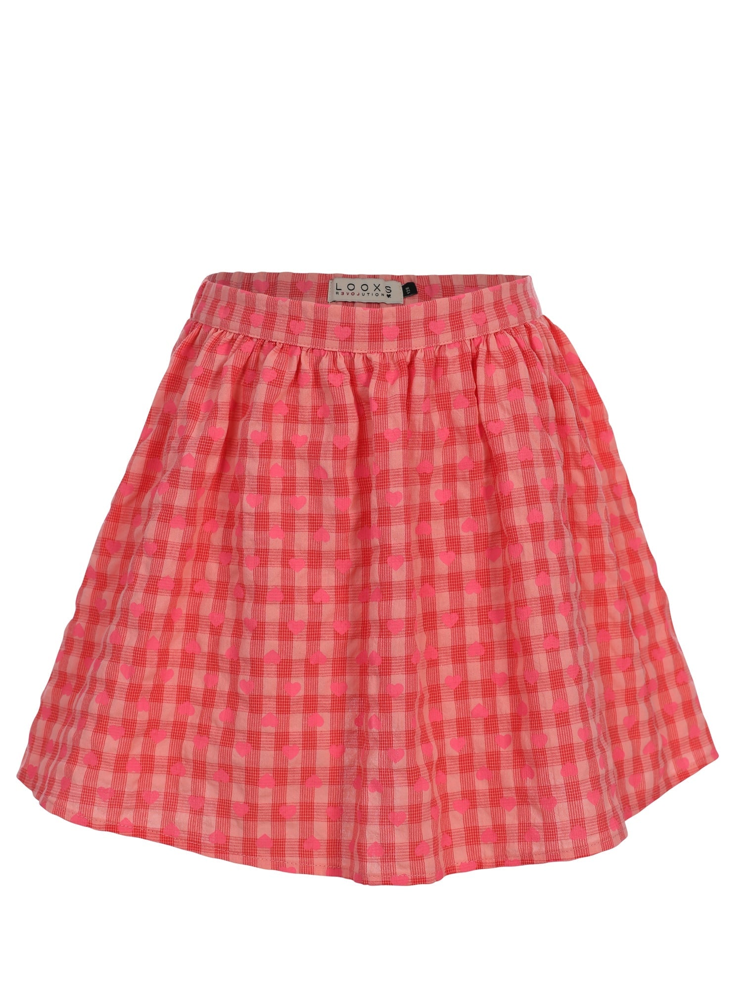 Meisjes Woven Skirt van LOOXS Little in de kleur heart check in maat 128.