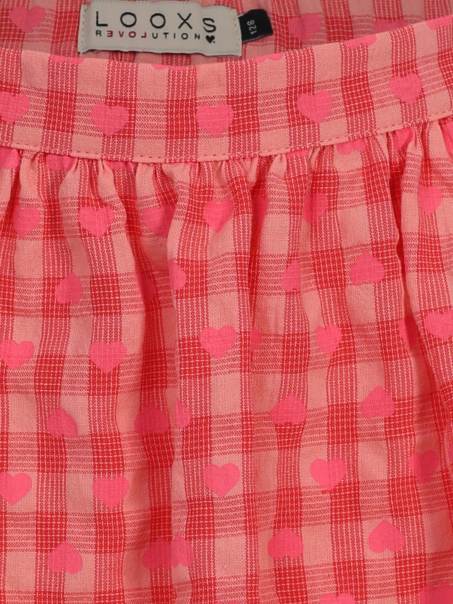 Meisjes Woven Skirt van LOOXS Little in de kleur heart check in maat 128.
