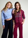 Meisjes Blouse van LOOXS 10sixteen in de kleur Ice blue in maat 170-176.