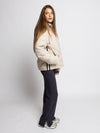 Meisjes Printed Jacket van LOOXS 10sixteen in de kleur pebble stone in maat 170-176.