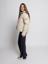 Meisjes Printed Jacket van LOOXS 10sixteen in de kleur pebble stone in maat 170-176.
