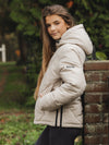 Meisjes Printed Jacket van LOOXS 10sixteen in de kleur pebble stone in maat 170-176.