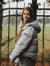 Meisjes Padded Jacket van LOOXS 10sixteen in de kleur Ice Grey in maat 170-176.