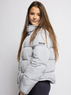 Meisjes Padded Jacket van LOOXS 10sixteen in de kleur Ice Grey in maat 170-176.