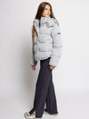 Meisjes Padded Jacket van LOOXS 10sixteen in de kleur Ice Grey in maat 170-176.
