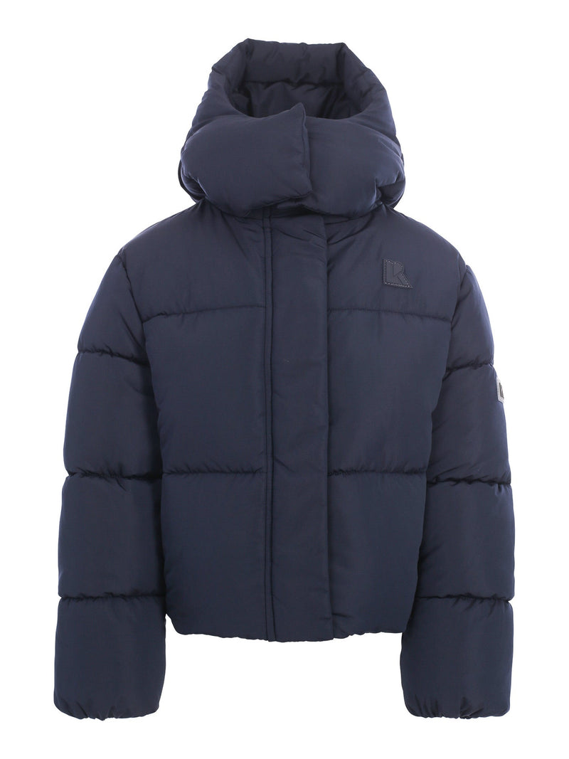 Meisjes Cropped Jacket van LOOXS 10sixteen in de kleur dark moon in maat 170-176.