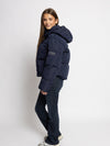 Meisjes Cropped Jacket van LOOXS 10sixteen in de kleur dark moon in maat 170-176.