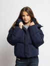 Meisjes Cropped Jacket van LOOXS 10sixteen in de kleur dark moon in maat 170-176.