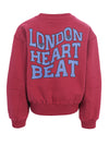 Meisjes Sweater van LOOXS 10sixteen in de kleur Ruby red in maat 170-176.