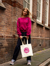Meisjes Sweater van LOOXS 10sixteen in de kleur Ruby red in maat 170-176.