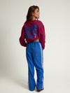 Meisjes Sweater van LOOXS 10sixteen in de kleur Ruby red in maat 170-176.