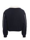 Meisjes Polo Sweater van LOOXS 10sixteen in de kleur OXFORD BLUE in maat 170-176.