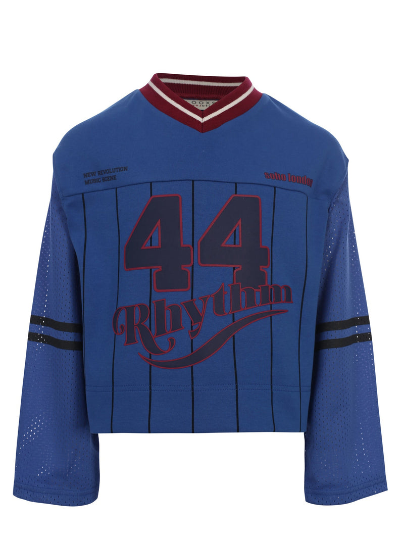 Meisjes Sporty Tee van LOOXS 10sixteen in de kleur BRIGHT BLUE in maat 170-176.