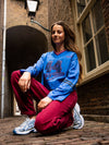 Meisjes Sporty Tee van LOOXS 10sixteen in de kleur BRIGHT BLUE in maat 170-176.