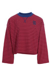 Meisjes Stripe Tee Ls van LOOXS 10sixteen in de kleur pink in maat 170-176.