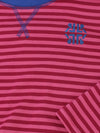 Meisjes Stripe Tee Ls van LOOXS 10sixteen in de kleur pink in maat 170-176.