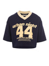 Meisjes Oversized Tee van LOOXS 10sixteen in de kleur OXFORD BLUE in maat 170-176.