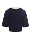 Meisjes Oversized Tee van LOOXS 10sixteen in de kleur OXFORD BLUE in maat 170-176.