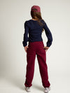 Meisjes Colour Jeans van LOOXS 10sixteen in de kleur Ruby red in maat 170-176.