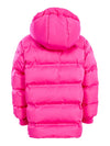 Meisjes Fake Down Jacket van LOOXS Little in de kleur candy pink.