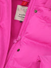 Meisjes Fake Down Jacket van LOOXS Little in de kleur candy pink.