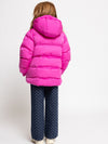 Meisjes Fake Down Jacket van LOOXS Little in de kleur candy pink.