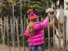 Meisjes Fake Down Jacket van LOOXS Little in de kleur candy pink.