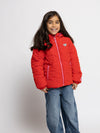 Meisjes Quilted Hearts Jack van LOOXS Little in de kleur scarlet red.