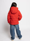 Meisjes Quilted Hearts Jack van LOOXS Little in de kleur scarlet red.