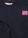 Meisjes Interlock Sweater van LOOXS Little in de kleur night blue.