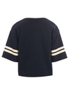 Meisjes Interlock T-Shirt van LOOXS Little in de kleur night blue.