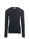 Meisjes Rib Tee van LOOXS Little in de kleur night blue.