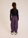 Meisjes Rib Tee van LOOXS Little in de kleur night blue.