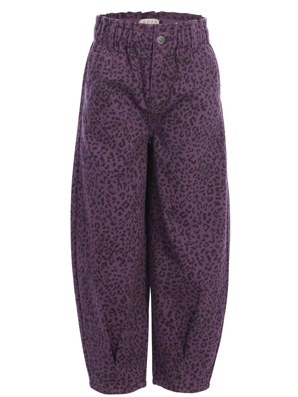 Meisjes Leopard  Jeans van LOOXS Little in de kleur DESERT LEOPARD.