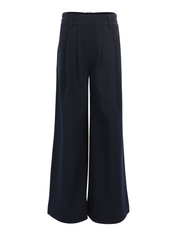 Meisjes Pantalon Pants van LOOXS Little in de kleur night blue.