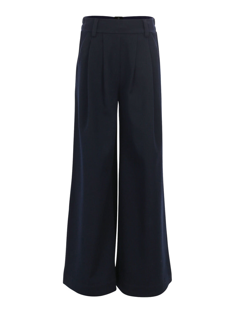 Meisjes Pantalon Pants van LOOXS Little in de kleur night blue.