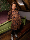 Meisjes Leopard Dress van LOOXS Little in de kleur LEOPARD LOVE.
