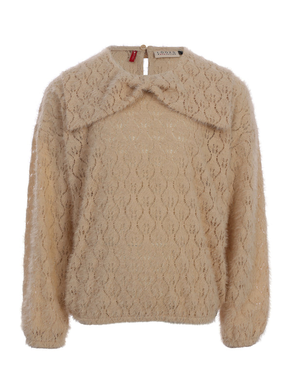 LOOXS Little Lace Bow Blouse
