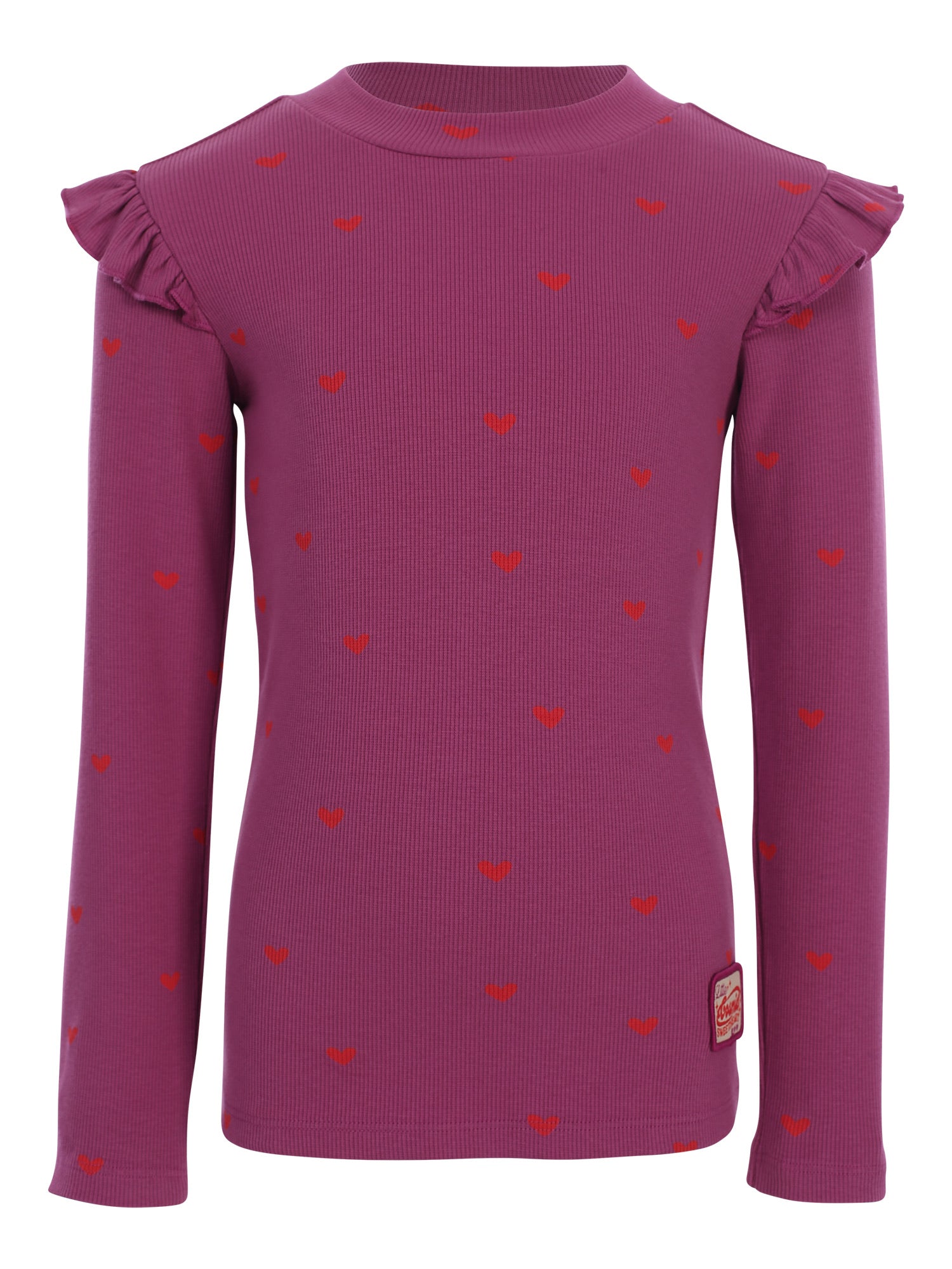 LOOXS Little Heart Rib T-Shirt