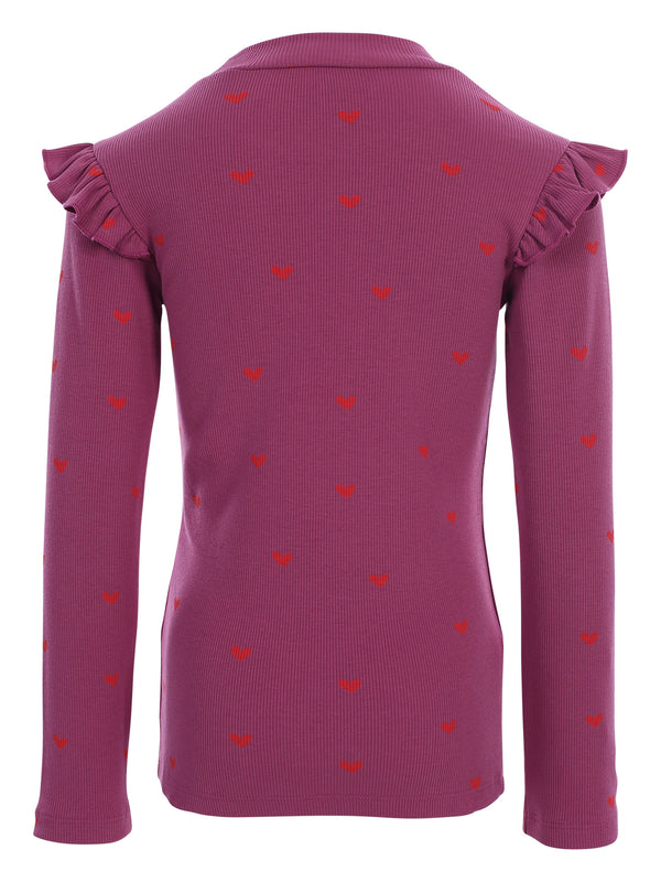 LOOXS Little Heart Rib T-Shirt