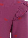 LOOXS Little Heart Rib T-Shirt