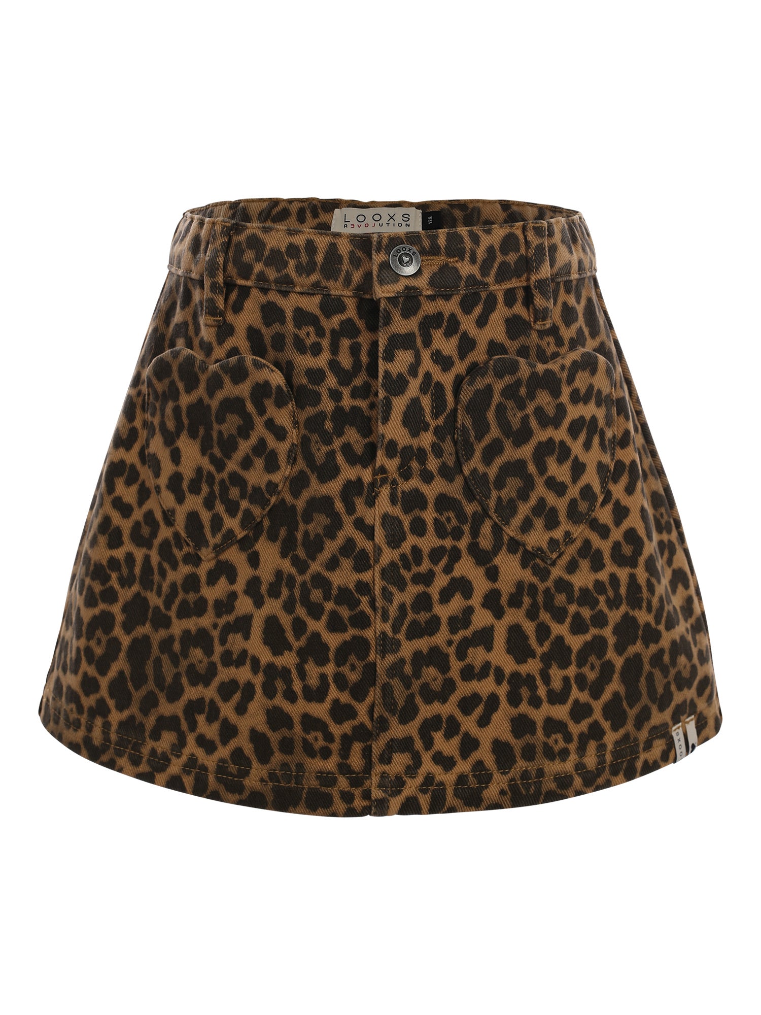 LOOXS Little Leopard Jeans Skirt