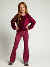 LOOXS Little Jacquard Flare Pants