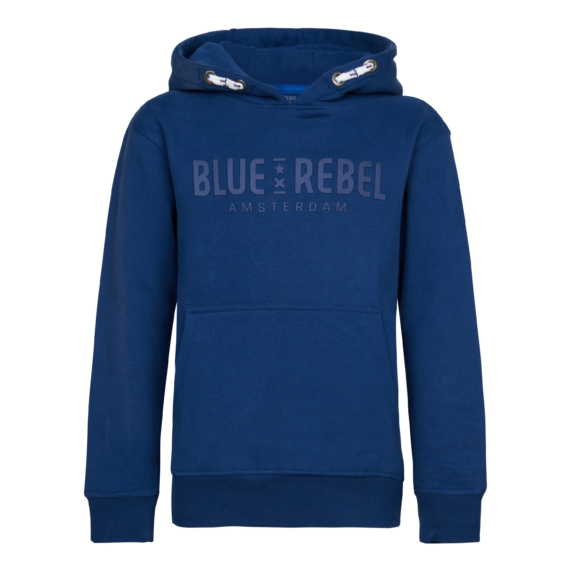 Blue Rebel Boys Sweat Hood Logo Hogan