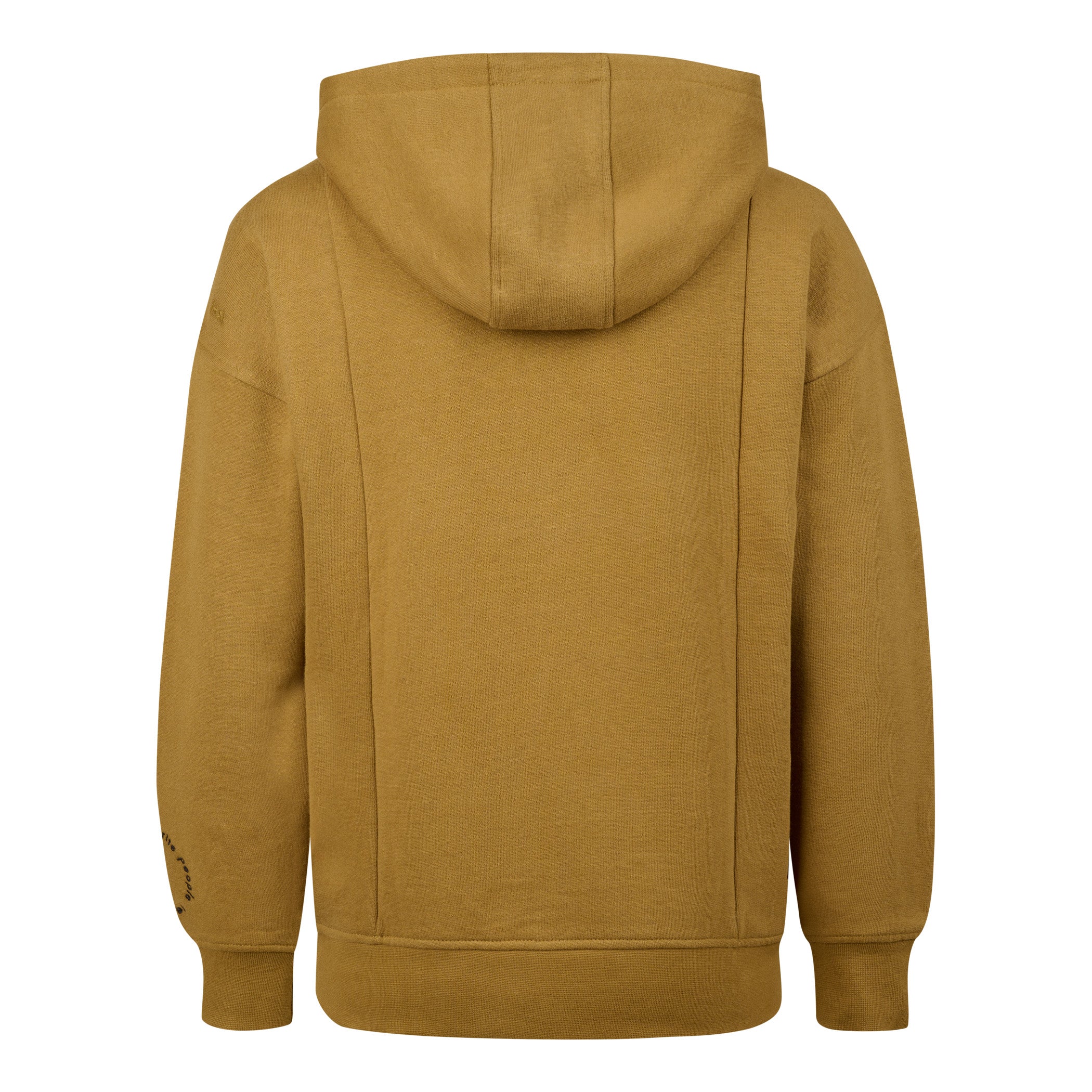 Jongens Sweater Hood Logo Kenneth van Blue Rebel in de kleur Dull Gold in maat 170-176.