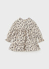 Mayoral Printed smocked stitch dress