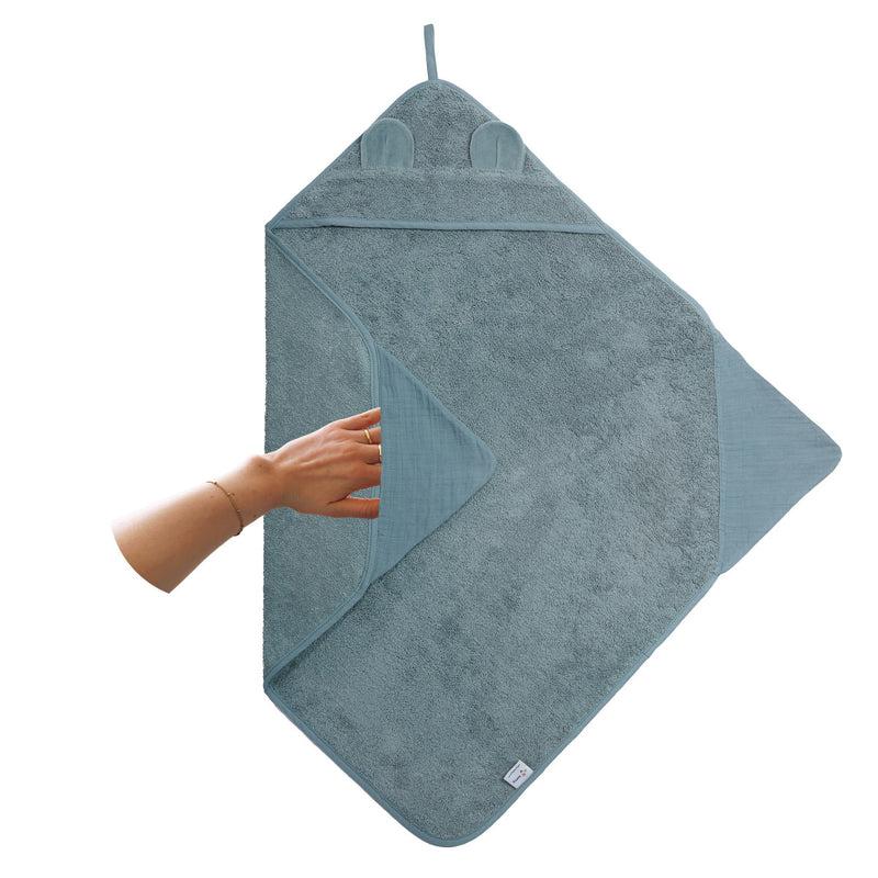 Nifty 2-in-1 badcape badstof Blueberry