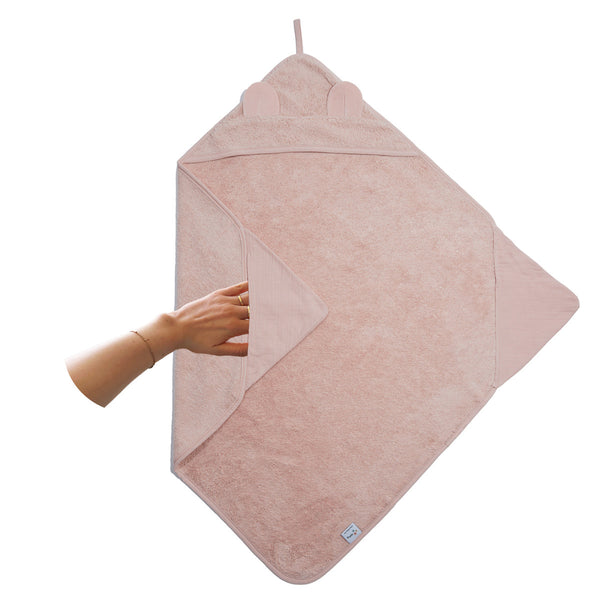 Nifty 2-in-1 badcape badstof Blush