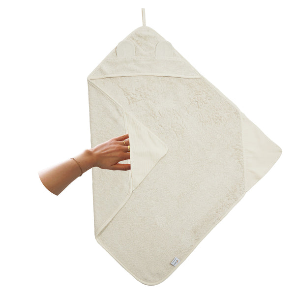 Nifty 2-in-1 badcape badstof Vanilla