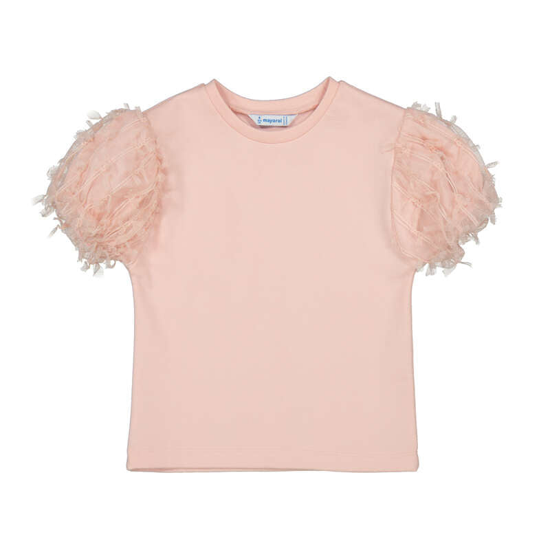 Mayoral S/sl tulle t shirt
